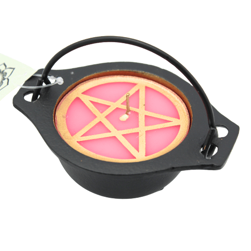 Chaudron Bougie Pentagramme