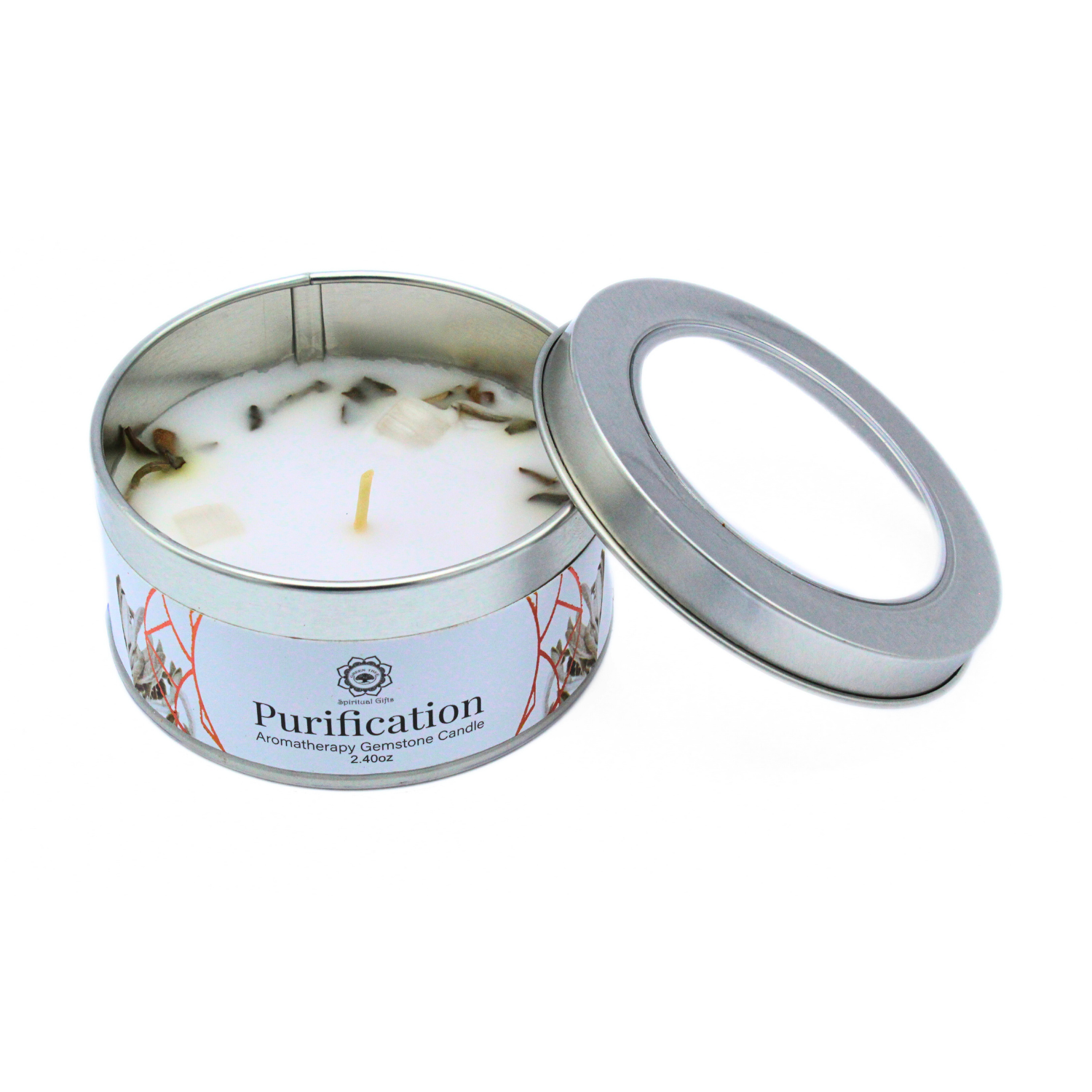 Bougie purification - pierre précieuses