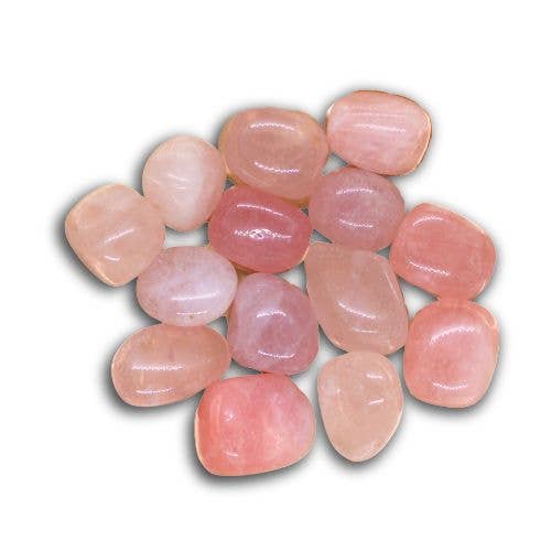 Pierre roulée en quartz rose